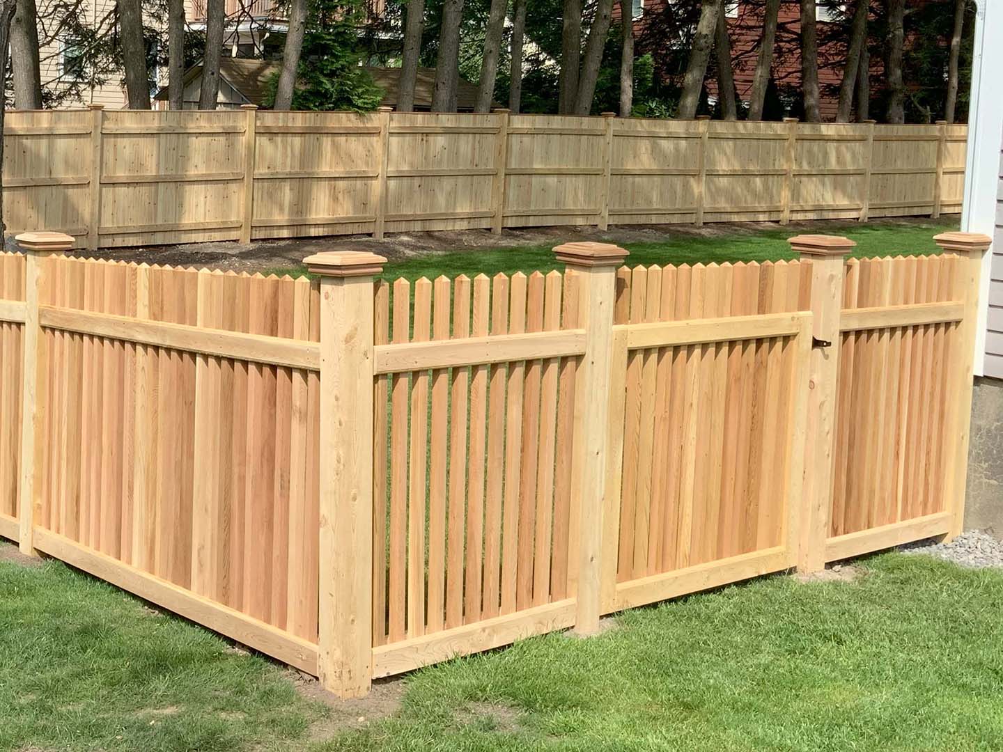 Photo of a Tewksbury Massachusetts wood fences