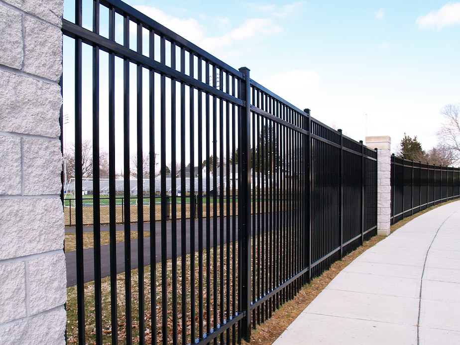 Commercial Aluminum Fence Contractor in Tewksbury