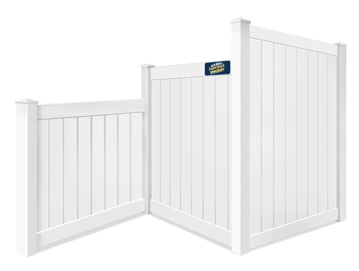 Residential Vinyl fence height options Tewksbury