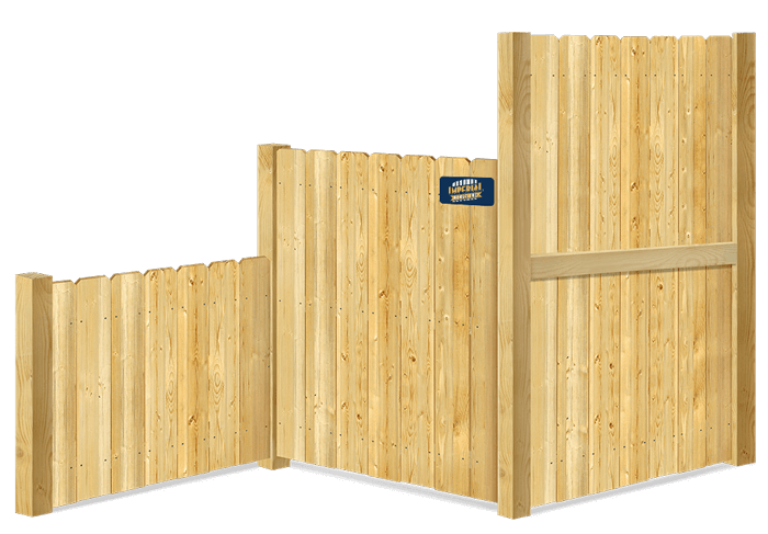 Residential Wood fence height options Tewksbury