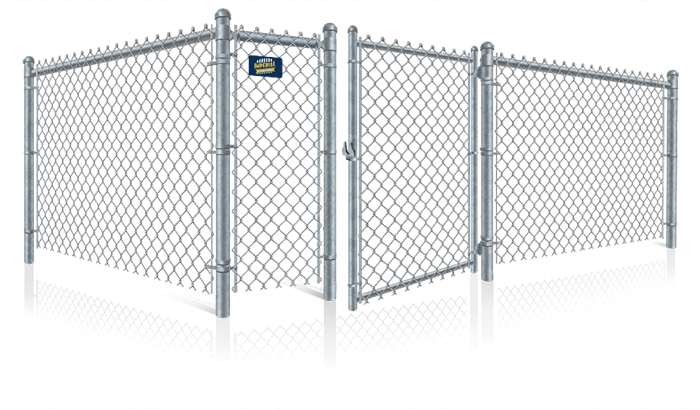 Residential chain link gate contractor in the Tewksbury area.