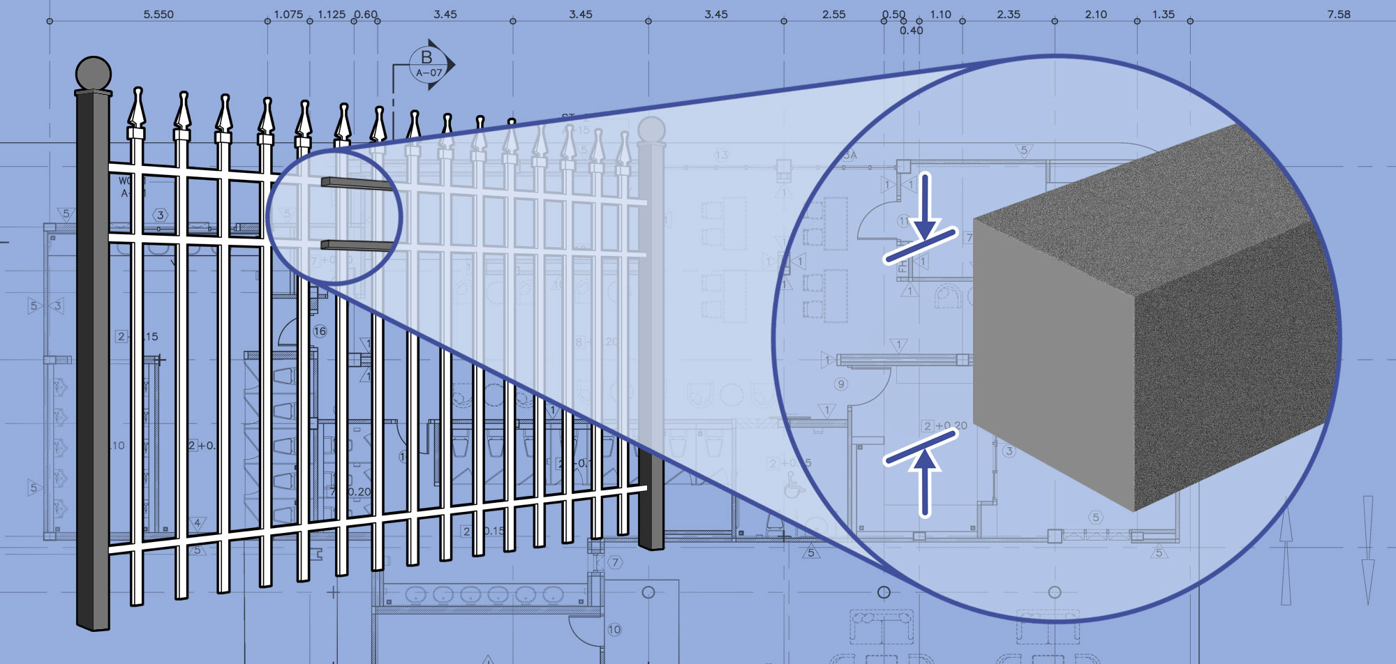 Tewksbury Commercial Wrought Iron fence Rails installation company