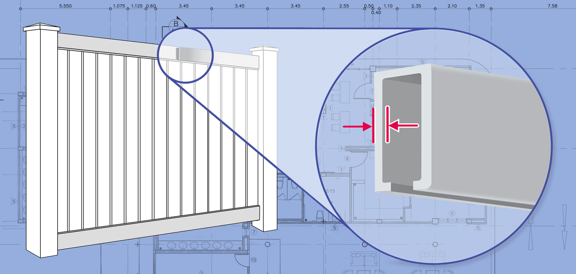 Tewksbury Vinyl fence Rails installation company