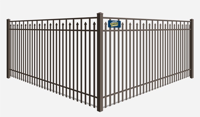 Decorative commercial aluminum fence company Tewksbury