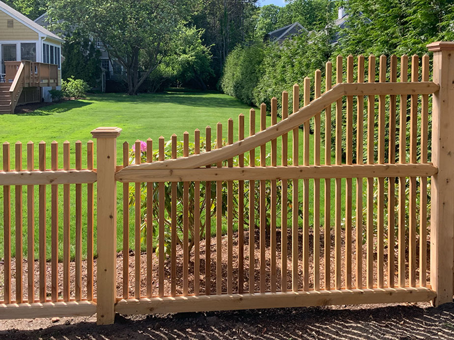 Decorative Fence Example in Lowell Massachusetts