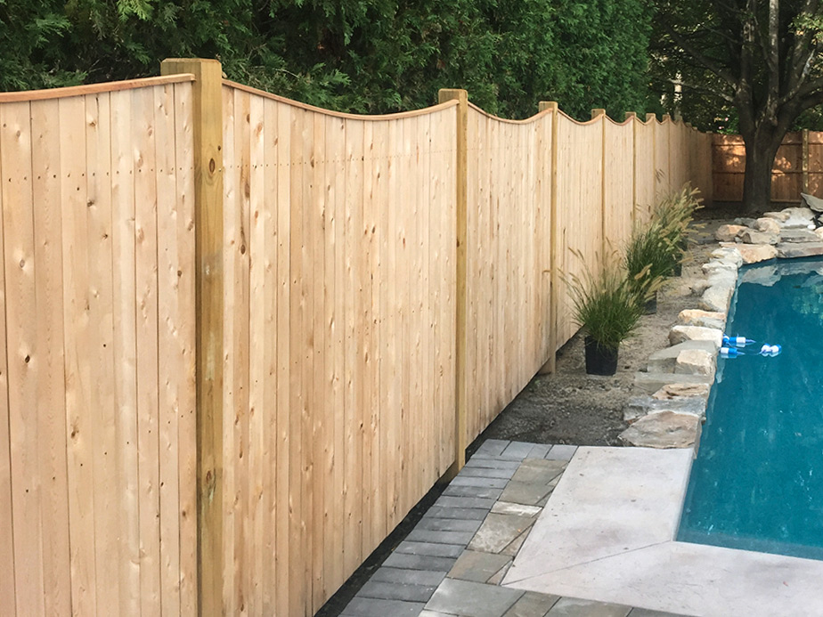 Pool Fence Example in Lowell Massachusetts