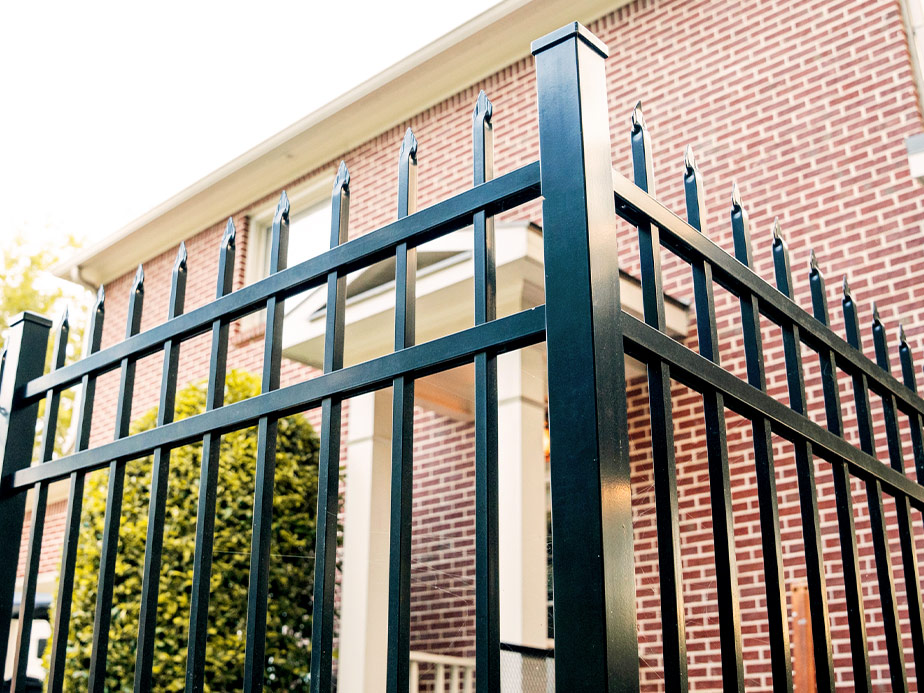 Security Fence Example in Tewksbury Massachusetts